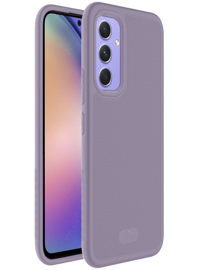 TUDIA DualShield Grip Designed for Samsung Galaxy A54 5G Case (2023), [MergeGrip] Dual Layer Shockproof Slim Military Grade Non-Slip Tough Heavy Duty Protective Phone Case Cover (Purple) - Image 1